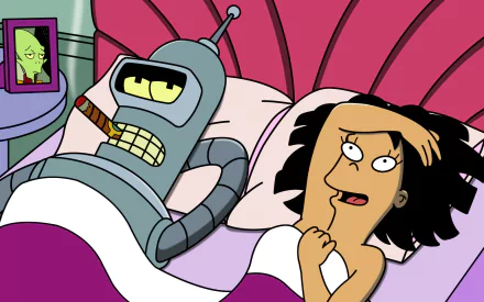 TV Show Futurama Bender (Futurama) Amy Wong HD Desktop Wallpaper | Background Image