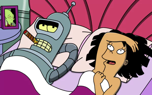 TV Show Futurama Bender (Futurama) Amy Wong HD Desktop Wallpaper | Background Image