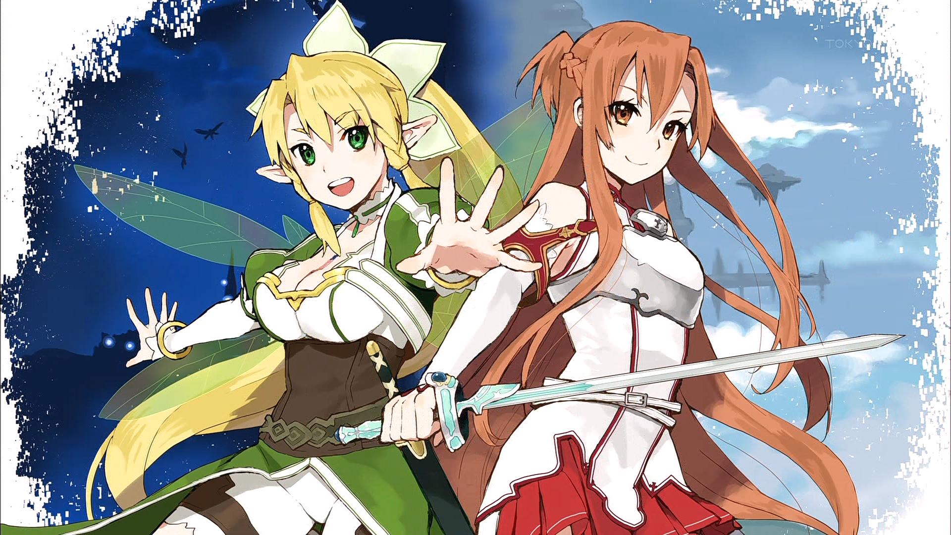 Download Suguha Kirigaya Asuna Yuuki Anime Sword Art Online HD Wallpaper