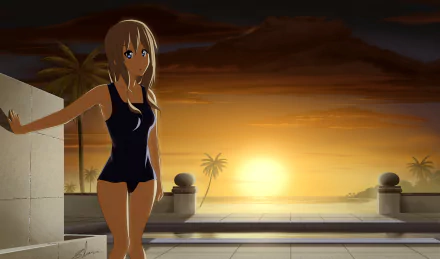 Tsumugi Kotobuki Anime K-ON! HD Desktop Wallpaper | Background Image