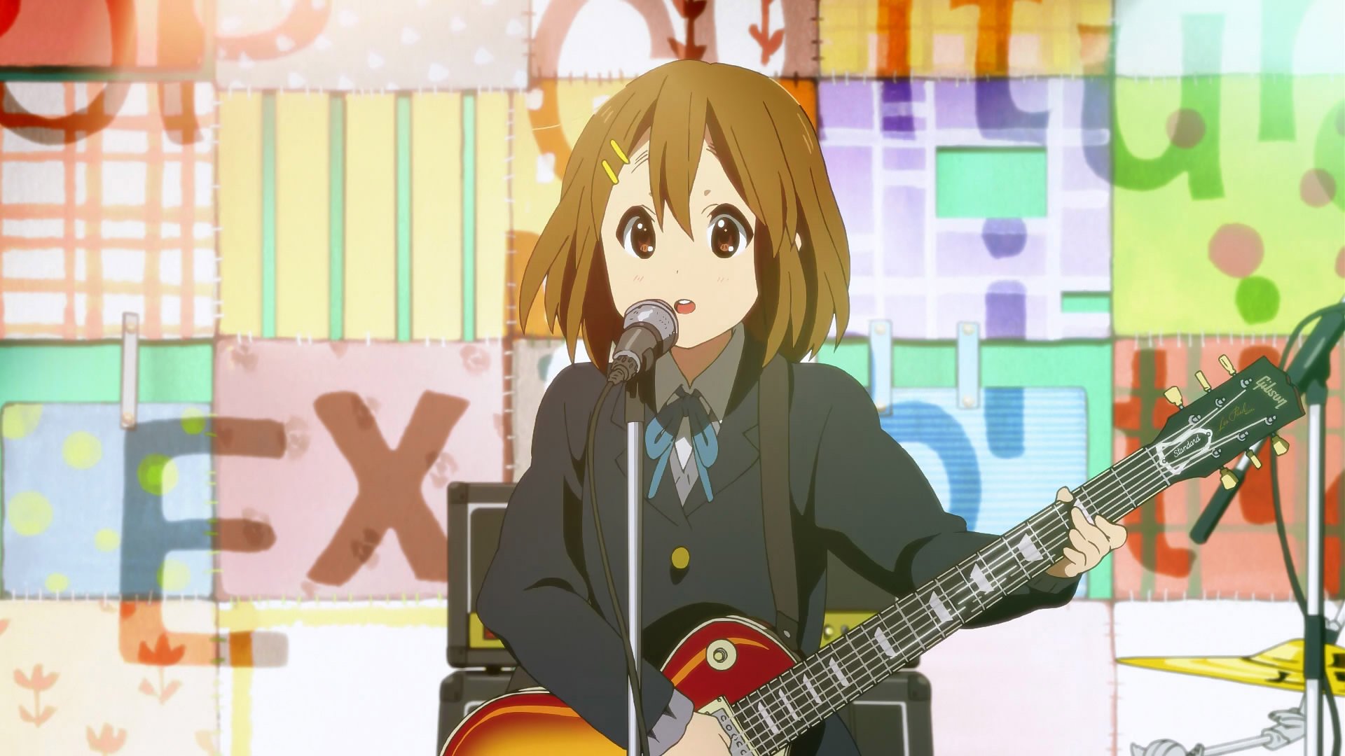 Download Yui Hirasawa Anime K-ON! HD Wallpaper