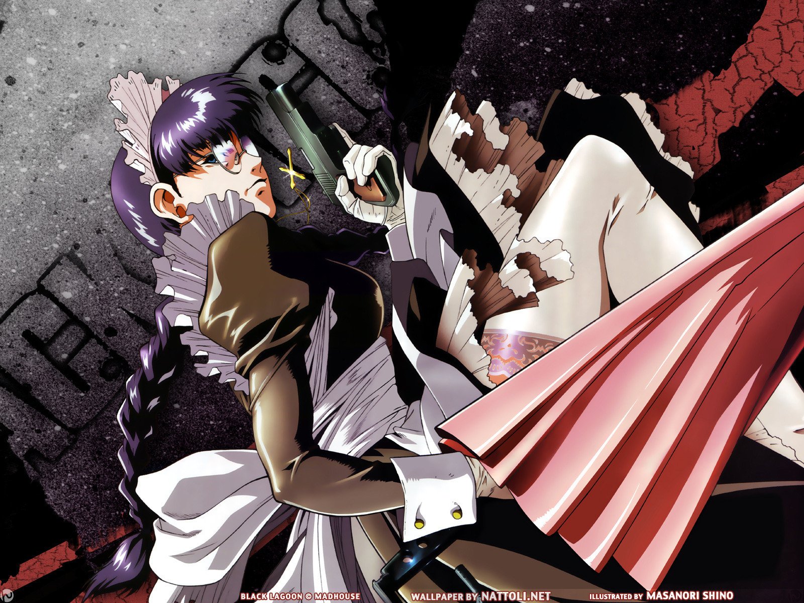 Download Anime Black Lagoon Roberta (Black Lagoon) Wallpaper