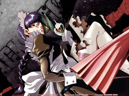 Anime Black Lagoon Roberta (Black Lagoon) HD Desktop Wallpaper | Background Image