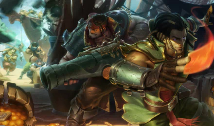 Twisted Fate (League Of Legends) Graves (League Of Legends) video game League Of Legends HD Desktop Wallpaper | Background Image
