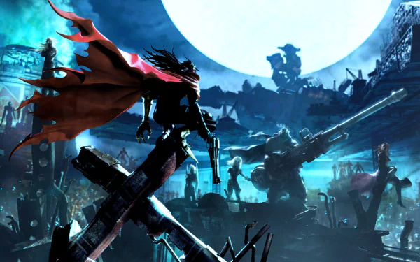 video game Dirge of Cerberus: Final Fantasy VII HD Desktop Wallpaper | Background Image