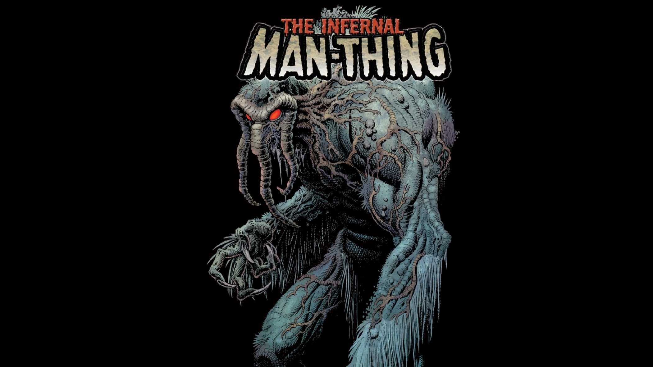 Comics The Infernal Man-Thing HD Wallpaper | Background Image