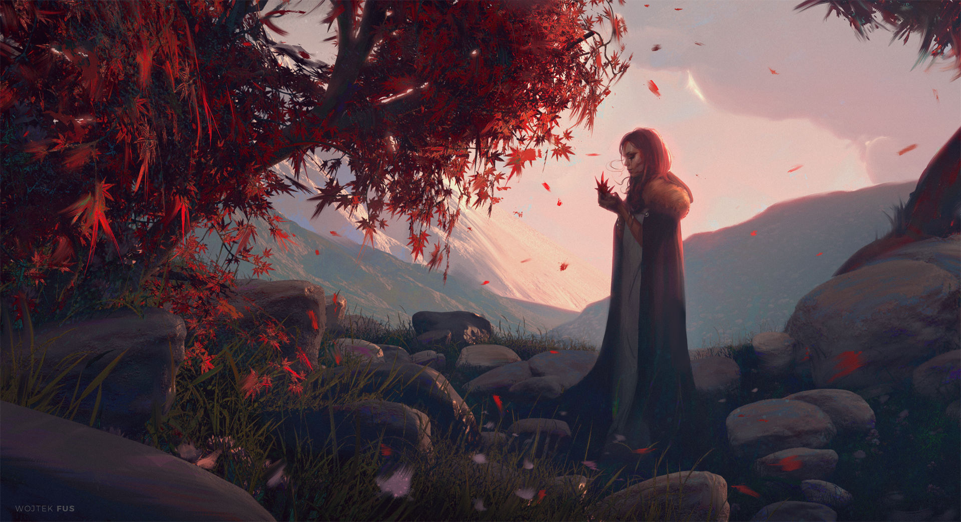 Download Fantasy Woman Wallpaper by Wojtek Fus