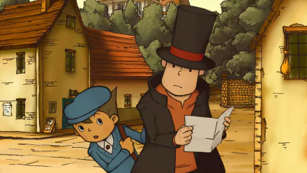 video game Professor Layton and the Curious Village HD Desktop Wallpaper | Background Image