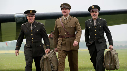 Hugh Bonneville Matt Damon George Clooney movie The Monuments Men HD Desktop Wallpaper | Background Image