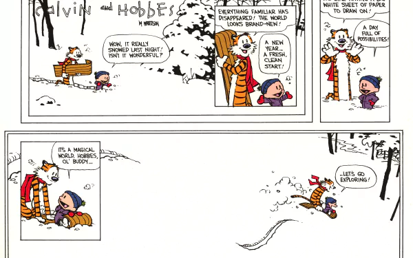 Calvin (Calvin & Hobbes) Hobbes (Calvin & Hobbes) Comic Calvin & Hobbes HD Desktop Wallpaper | Background Image