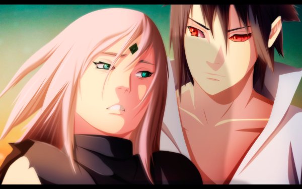 Anime Naruto Sasuke Uchiha Sakura Haruno Sharingan Rinnegan HD Wallpaper | Background Image