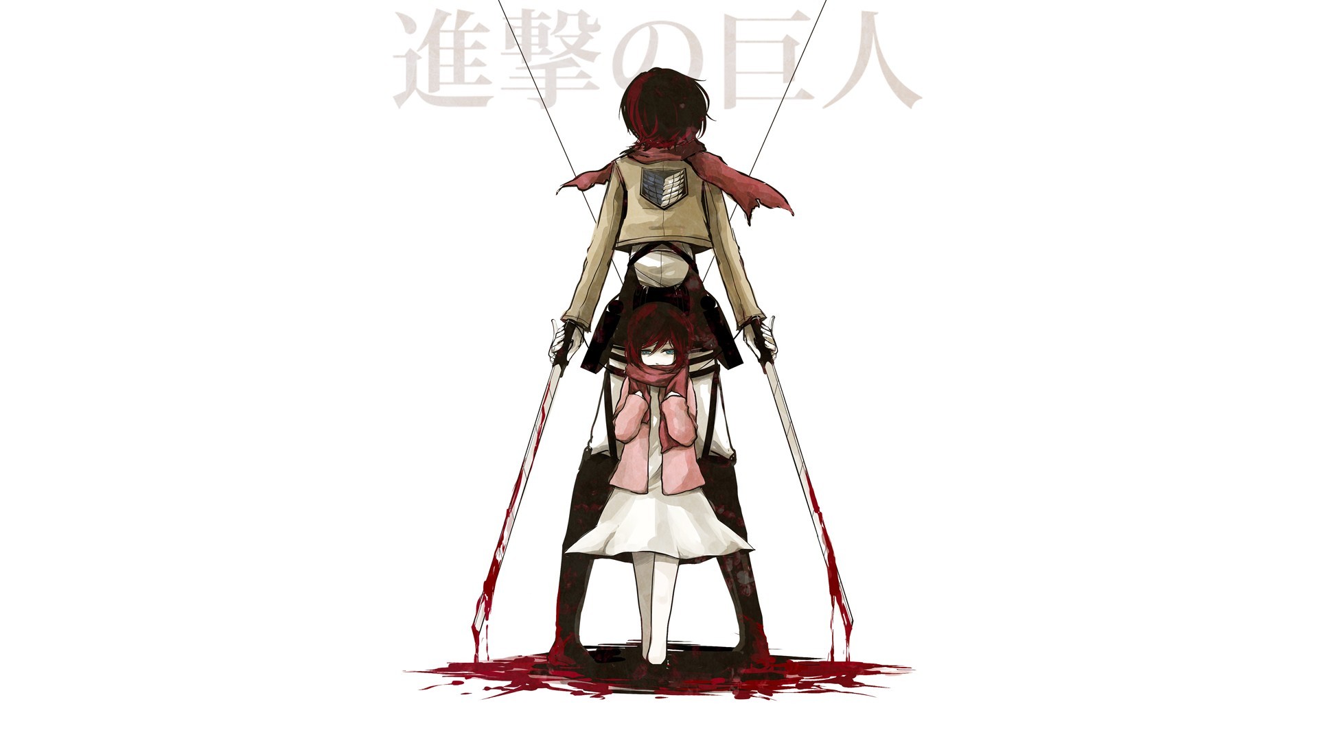 Wallpaper : Shingeki no Kyojin, Mikasa Ackerman, Shingeki no