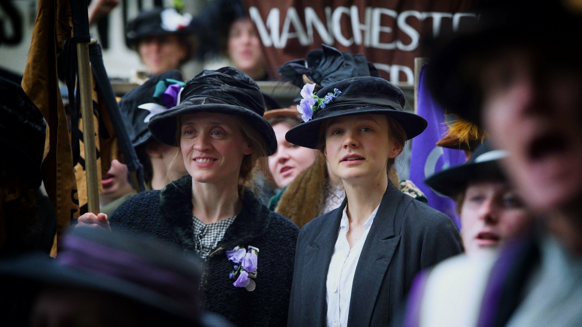 Download Anne-Marie Duff Carey Mulligan Movie Suffragette 4k Ultra HD Wallpaper