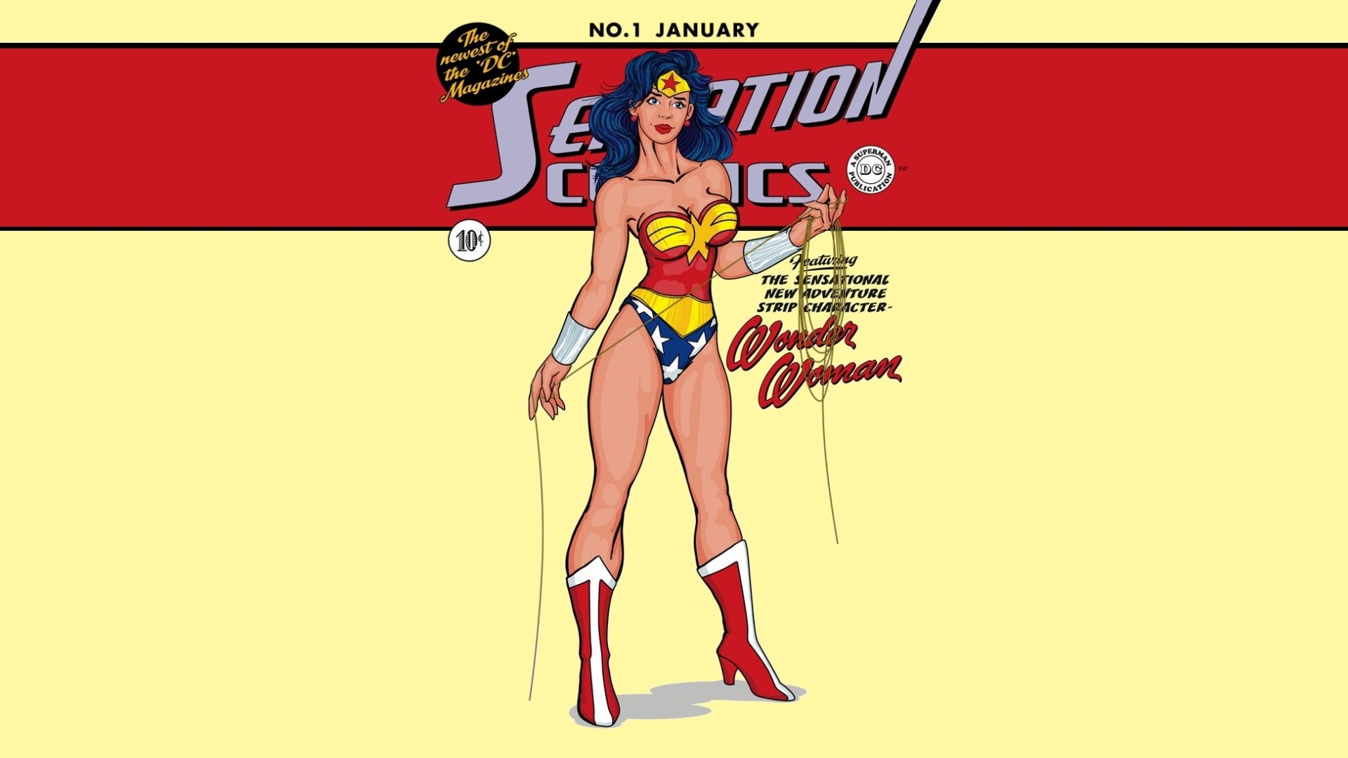 Download Comic Wonder Woman HD Wallpaper