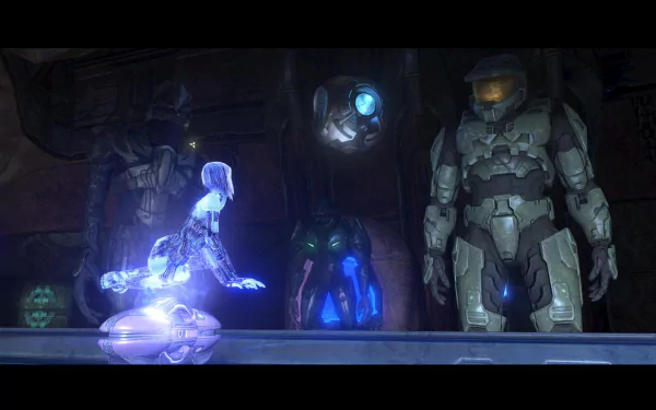 Master Chief Cortana (Halo) video game Halo 3 HD Desktop Wallpaper | Background Image