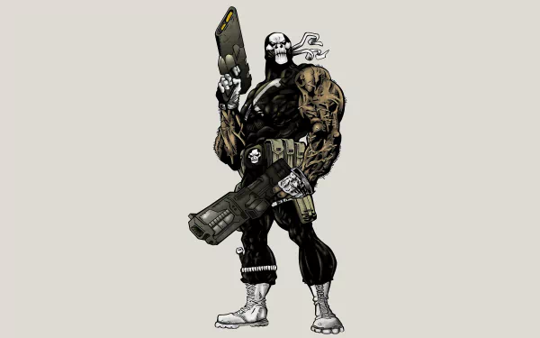 Comic Crossbones HD Desktop Wallpaper | Background Image
