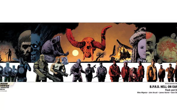 Comic b.P.R.D. hell on earth HD Desktop Wallpaper | Background Image