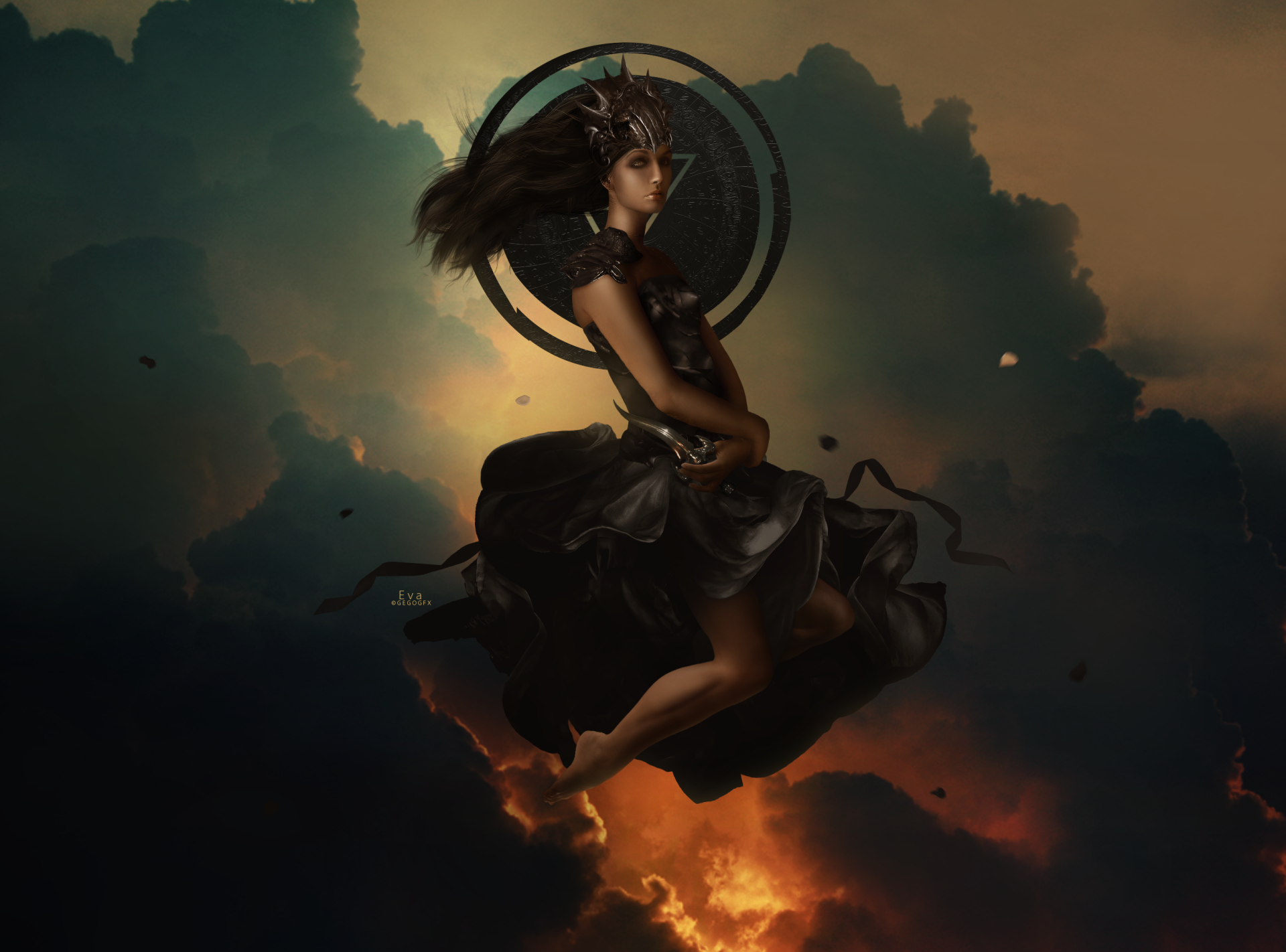 Download Dark Woman HD Wallpaper by Gedogfx