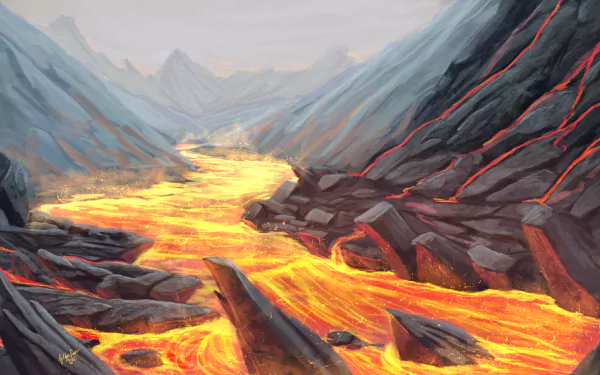 nature volcano HD Desktop Wallpaper | Background Image