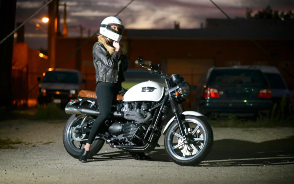 woman Girls &amp; Motorcycles HD Desktop Wallpaper | Background Image