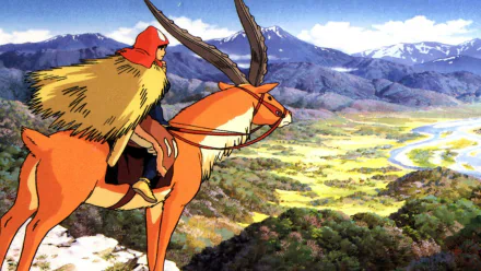 Anime Princess Mononoke HD Desktop Wallpaper | Background Image