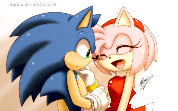 Video Game Sonic the Hedgehog Sonic Amy Rose HD Wallpaper | Background Image