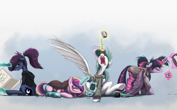 Twilight Sparkle Princess Cadance Princess Luna Princess Celestia TV Show My Little Pony: Friendship Is Magic HD Desktop Wallpaper | Background Image