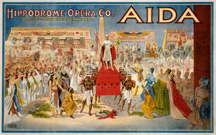poster music Aida HD Desktop Wallpaper | Background Image