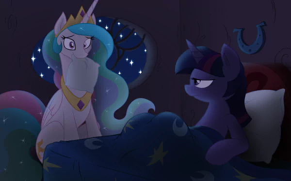 Twilight Sparkle Princess Celestia TV Show My Little Pony: Friendship Is Magic HD Desktop Wallpaper | Background Image