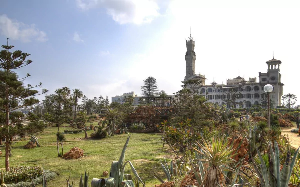 man made Montaza Palace HD Desktop Wallpaper | Background Image