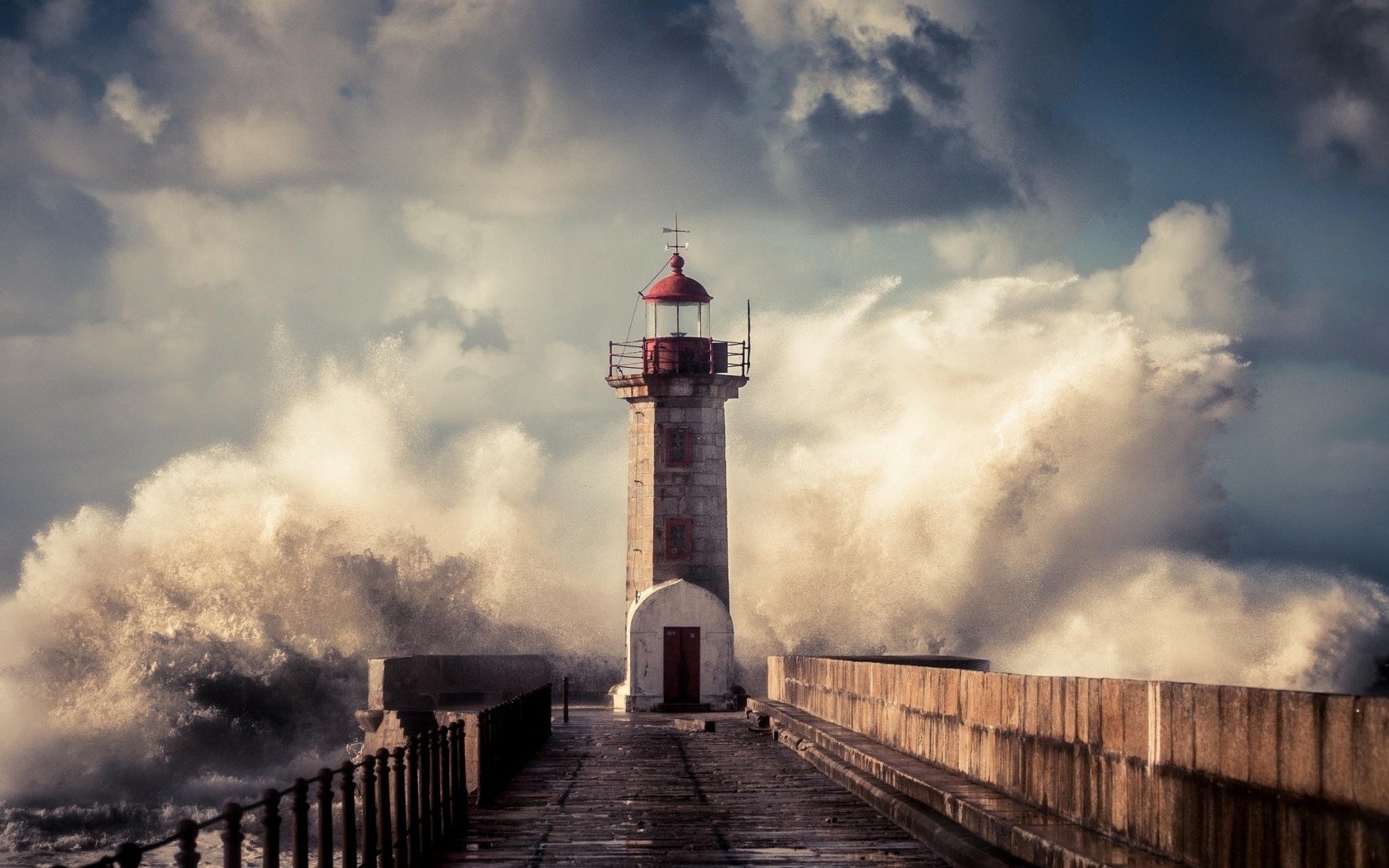 Download Man Made Lighthouse Wallpaper | 1680x1050 | Wallpaper Abyss