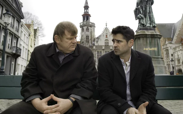 Brendan Gleeson Colin Farrell movie In Bruges HD Desktop Wallpaper | Background Image