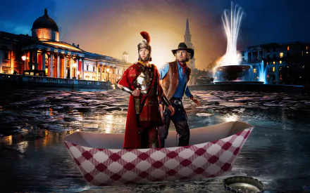 Steve Coogan Owen Wilson movie Night at the Museum: Secret of the Tomb HD Desktop Wallpaper | Background Image