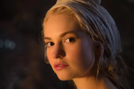 Lily James movie Cinderella (2015) HD Desktop Wallpaper | Background Image
