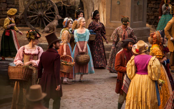 Lily James movie Cinderella (2015) HD Desktop Wallpaper | Background Image