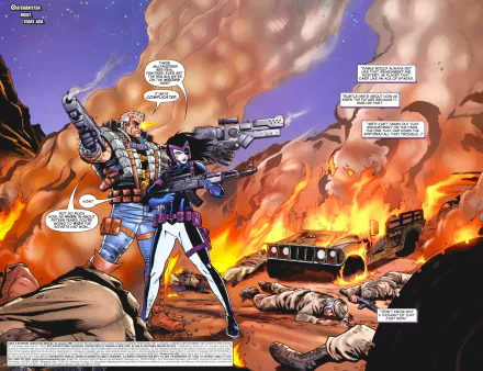 Domino (Marvel Comics) Comic Domino HD Desktop Wallpaper | Background Image