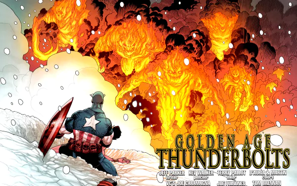 Comic Thunderbolts HD Desktop Wallpaper | Background Image