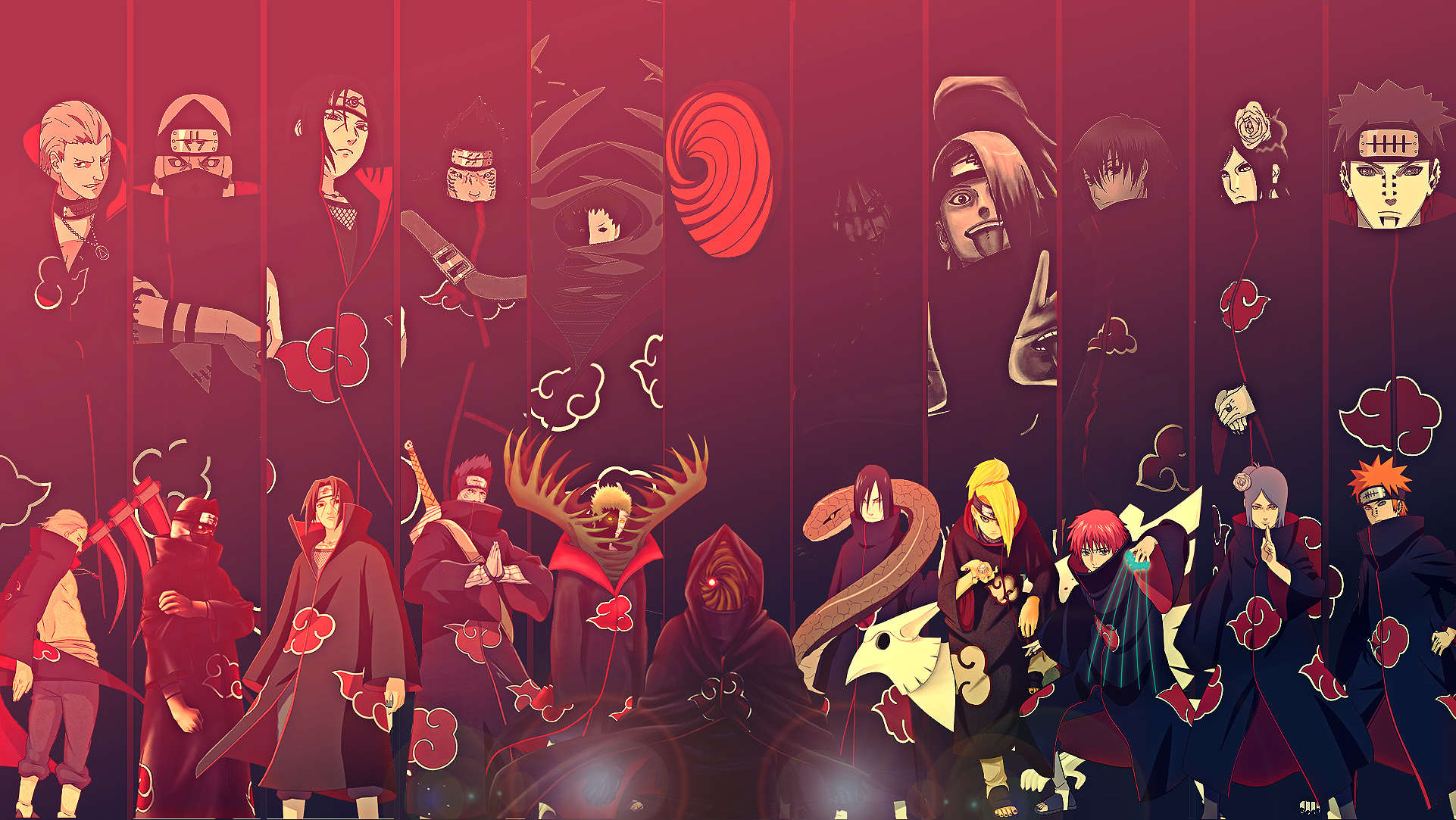 Akatsuki Members HD Wallpaper | Background Image ...