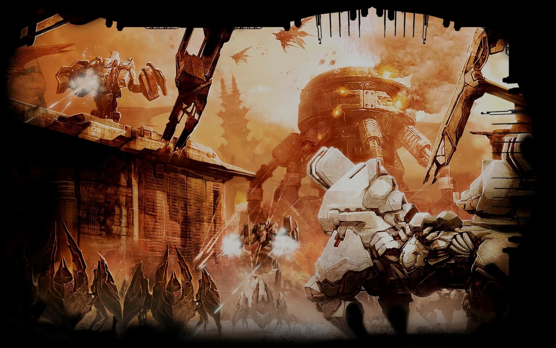 Download Video Game Defense Technica Wallpaper