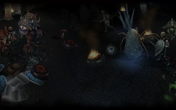 video game Din's Curse HD Desktop Wallpaper | Background Image