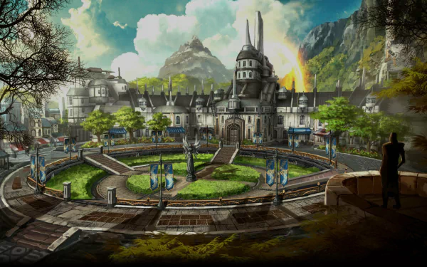 video game Divine Souls HD Desktop Wallpaper | Background Image