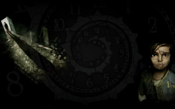 video game Face Noir HD Desktop Wallpaper | Background Image