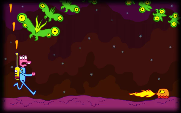 video game Glorkian Warrior: The Trials Of Glork HD Desktop Wallpaper | Background Image