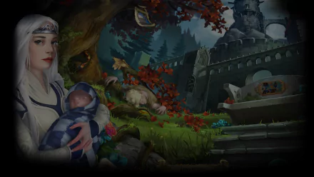 video game Grim Legends 2: Song of the Dark Swan HD Desktop Wallpaper | Background Image