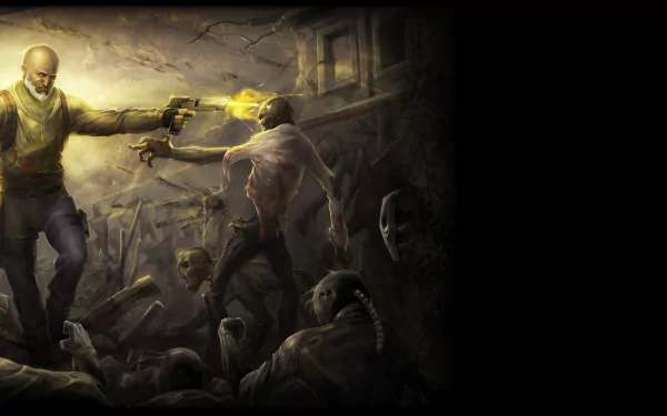 video game Guns'N'Zombies HD Desktop Wallpaper | Background Image