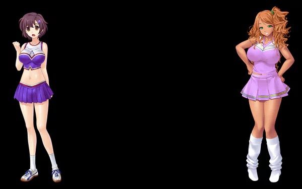 video game Mahjong Pretty Girls Battle: School Girls Edition HD Desktop Wallpaper | Background Image