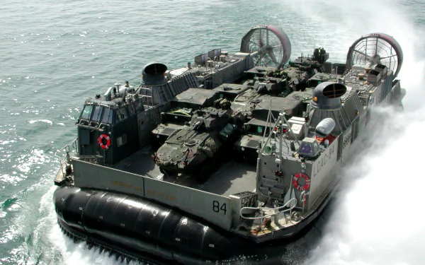 military hovercraft HD Desktop Wallpaper | Background Image