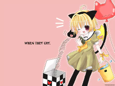 Hōjō Satoko Anime Higurashi When They Cry HD Desktop Wallpaper | Background Image