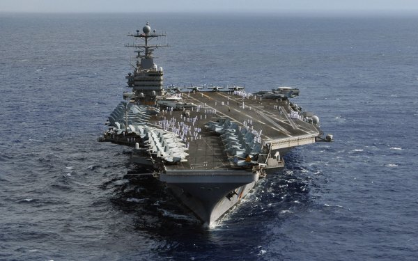 Military USS Abraham Lincoln (CVN-72) Warships United States Navy Aircraft Carrier Warship HD Wallpaper | Background Image