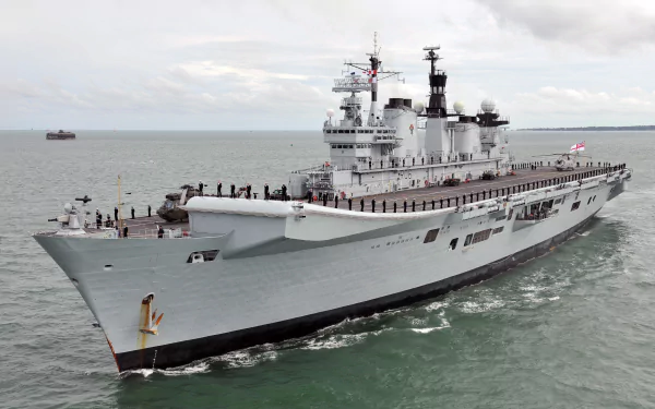 warship aircraft carrier military HMS Illustrious (R06) HD Desktop Wallpaper | Background Image